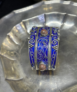 Stunning Antique Charm Bracelet – Handmade Berber Silver