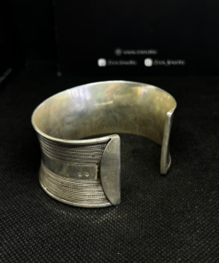 Exquisite Silver Bohemian Cuff – Handmade Berber Treasure