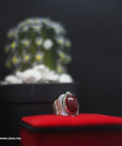 Exquisite Red Jewelry Set: A Timeless Expression of Moroccan Craftsmanship