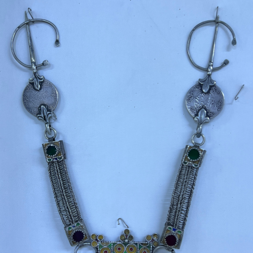 Rare Berber Jewelry – Antique Old Silver Fibula