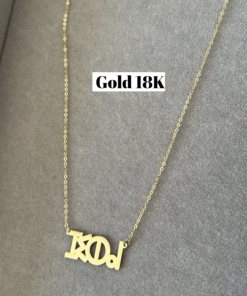 Personalised Amazigh Name Necklace – Handmade in Silver or Gold