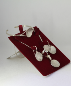 5-Piece Moroccan Handmade Jewelry Set | Authentic Silver Elegance