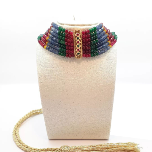 Luxurious Bijoux Beldi Marocain – Silver Plated on Gold with Emerald or Pearls