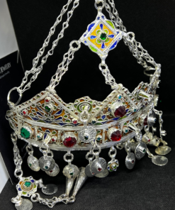 Berber Crown – Silver-Plated Amazigh Wedding Headpiece (Antique & Vintage)