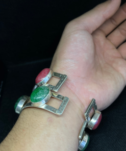Boho Vintage Bracelets – Handmade Berber Silver (Adjustable)