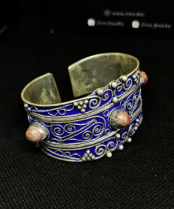 Stunning Antique Charm Bracelet – Handmade Berber Silver