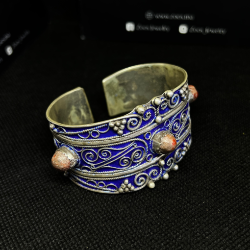 Stunning Antique Charm Bracelet – Handmade Berber Silver