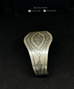 Exquisite Silver Adjustable Bangle Bracelet – Berber Treasure