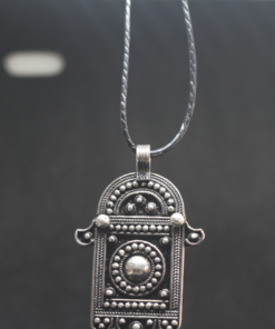 Captivating Hamsa Hand Pendant: Vintage Berber Necklace