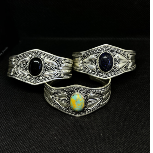 Stunning Stone Bracelets – Handmade Silver & Adjustable Fit
