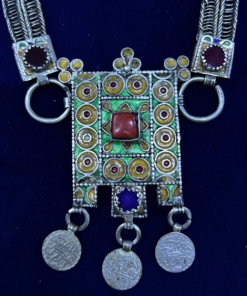Rare Berber Jewelry – Antique Old Silver Fibula