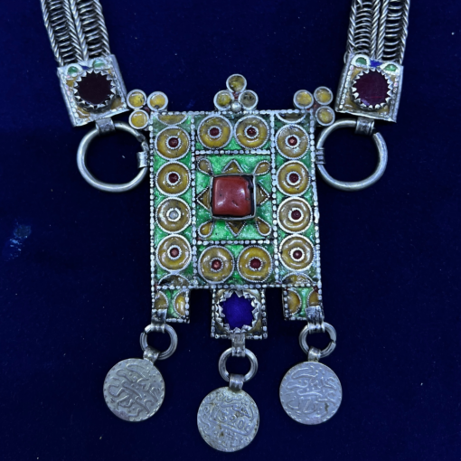 Rare Berber Jewelry – Antique Old Silver Fibula
