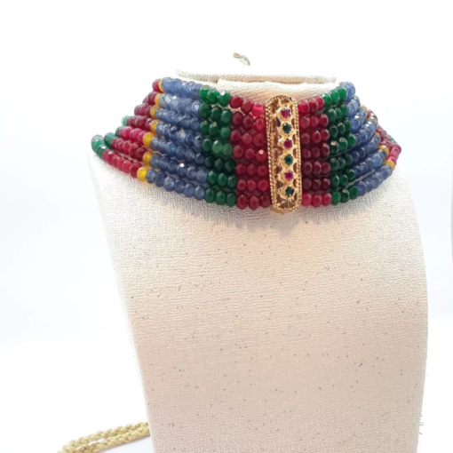 Luxurious Bijoux Beldi Marocain – Silver Plated on Gold with Emerald or Pearls