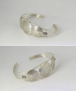 Elevate Your Style with Berber Silver Jewelry Of Morocco Set: Ring, Bracelet, Earrings, and Necklace with Silver Chain