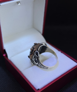 Moon Ring Men - Handmade Silver Lunar Design (2025)
