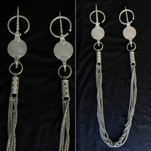 Old Silver Fibula Jewelry 1320 – Antique Berber Piece (Only One Available)