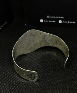 Exquisite Silver Adjustable Bangle Bracelet – Berber Treasure
