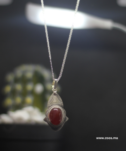Exquisite Red Jewelry Set: A Timeless Expression of Moroccan Craftsmanship