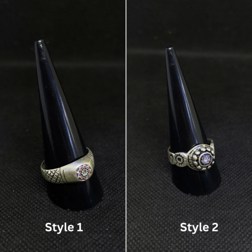 Exquisite Silver Moroccan Chriaa Ring: A Fusion of Moroccan Beauty and Timeless Elegance