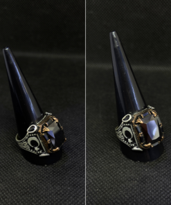 Moon Ring Men - Handmade Silver Lunar Design (2025)