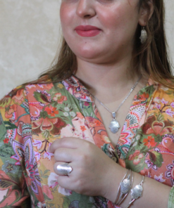 Hand Of Fatima Pendant & ring & bracelet & earrings | Unique Khamsa Set Hamsa Jewelry