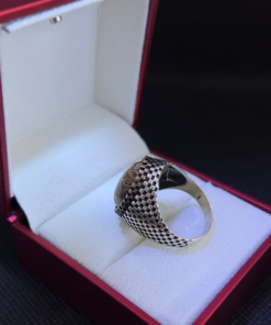 Tiger’s Eye Stone Men's Ring - Handmade Moroccan Silver (2025)