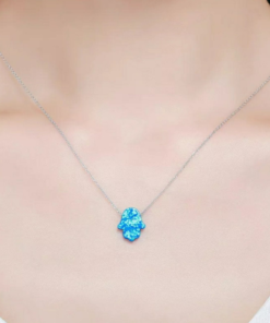 Discover Serenity with our Blue Hamsa Necklace | Buy Now for Spiritual Elegance