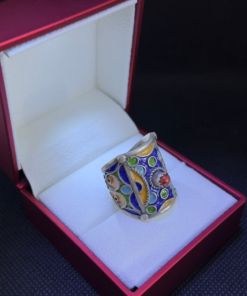 Handmade Enamel Colorful Rings: Celebrate Moroccan Berber Jewelry and Tribal Traditions
