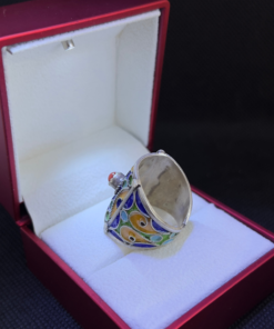 Handmade Enamel Colorful Rings: Celebrate Moroccan Berber Jewelry and Tribal Traditions