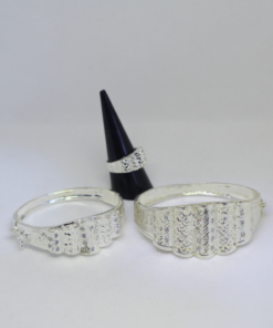 Elevate Your Look with Our Handmade Moroccan Bracelet - A Symbol of Dhaz Tradition in Silver