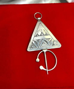 Fibula Necklace | Handmade Berber Pendant – A Tribal Treasure