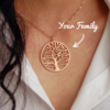 Exclusive Personalized Family Tree Necklace – Custom Silver or Gold
