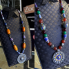 Exclusive Bohemian Red Stone and Silver Necklaces – Handmade Beauty