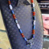 Exclusive Tuareg Necklace – Handmade Silver & Colorful Gems