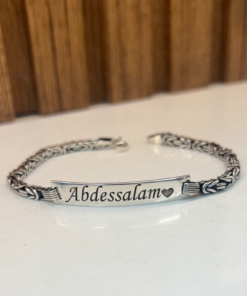 Exclusive Personalized Bracelets for Men – Handmade Silver & Engraved