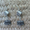 Tuareg Berber Silver Drop Earrings: Exquisite Amazigh Inspired Jewelry