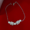Exquisite D'Argent Zirconia 925 Silver Bracelet – Timeless Sparkle