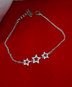 Dazzling Star Bracelet Silver – 925 Silver & Zircon Glow