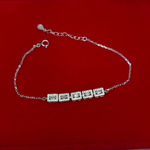 Dazzling Cubic Zirconia Bracelets – Elegant Silver 925 Jewelry