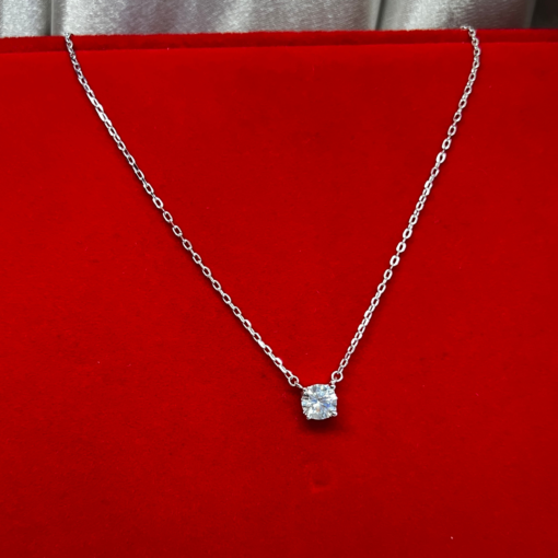 Cubic Zirconia Necklace – Stunning Silver 925 Jewelry