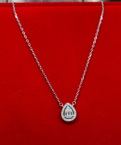 Silver Teardrop Necklace | Elegant & Sophisticated Gift