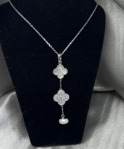 White Van Cleef Necklace | Elegant & Luxurious Gift