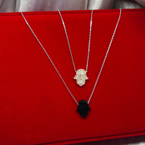 Silver Hand of Fatima Necklace | Elegant Symbol of Protection