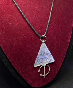 Fibula Necklace | Handmade Berber Pendant – A Tribal Treasure