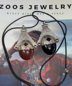 Bijoux Berbères Necklace | Handmade Berber Jewelry with Silver Pendant