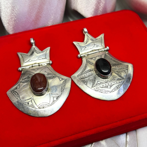 Talisman Vintage Tuareg – Handmade Silver Berber Necklace for Strength & Protection