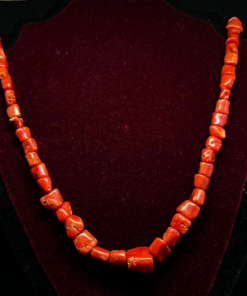 Exquisite Antique Coral Necklace – Handmade Berber Jewelry
