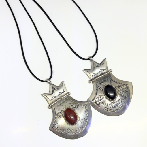 Talisman Vintage Tuareg – Handmade Silver Berber Necklace for Strength & Protection