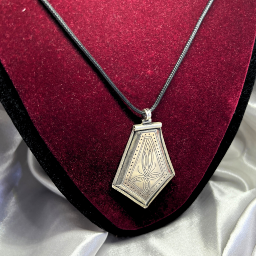 Antique Talisman Amulet – Handmade Silver Pendant for Protection & Berber Heritage