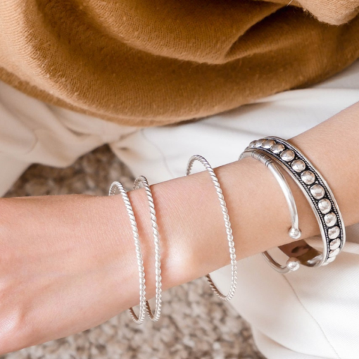 Silver Studded Bracelet: Moroccan accessory | Order Now!